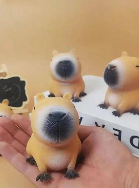 Capybara Relax Squeeze Toy TPR Novelty Cartoon Animal Anti S