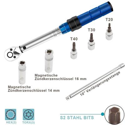 Torque wrench 3/8 inch bicycle motorcycle car magnetic spar