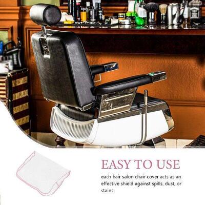 Clear Plastic Salon Chair Back Cover 19.65x14.93x2.95