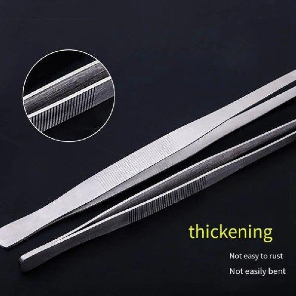 2PCS 48Cm Stainless Steel Tweezers Fish Tank Aquatic Plants