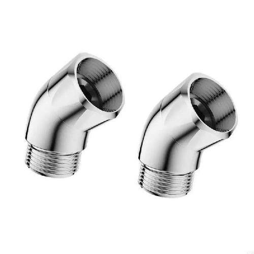 2Pcs Handheld Shower Head Elbow Adapter 135 Degrees Shower