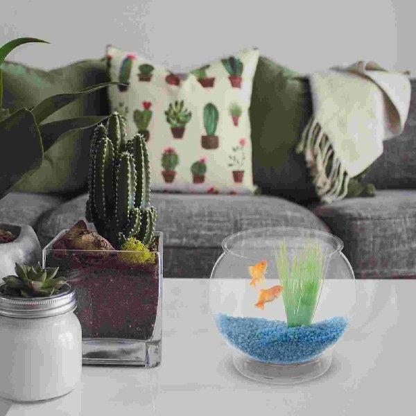 Small Fish Bowls Goldfish Portable Tank Keeper Filter