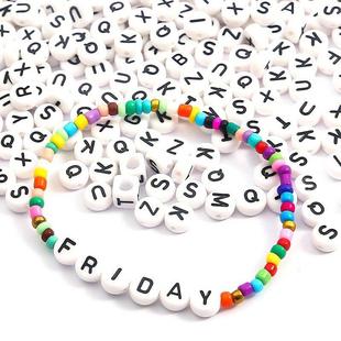 Beads for Jewelry Acrylic Diy Letter Making Bracelets