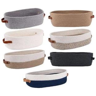 Basket Bathroom Organizer Cotton for Woven Bin Living Rope