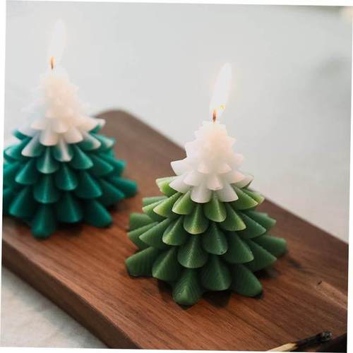Scented Candle Christmas Tree Candles Home Decor Romantic