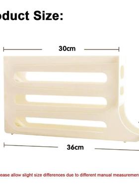 4 Tiers Fridge Egg Rack Large Capacity Egg Dispenser for Ref