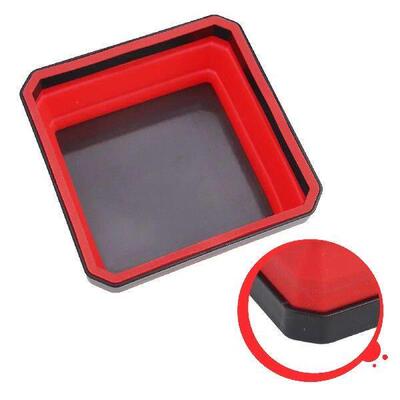 4.5 Inch Collapsible Magnetic Screw Tray Silicone Bowl Tool