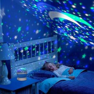 Projector Rotating Lamp for Bedroom Star Kids Light