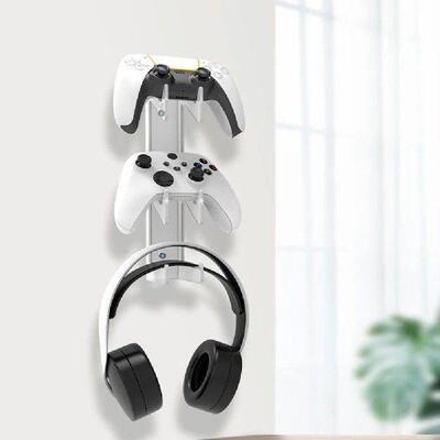 Transparent Game Controller Bracket Mount Space Saving Wall