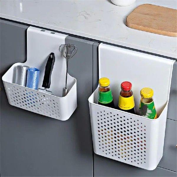 Creative Kitchen Storage Shelf Kitchen Cabinet Door Hanging