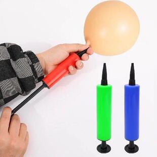 Balloon Pump Air Inflator Hand Push Portable Colorful