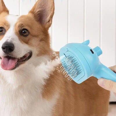 Cat Steamer Brush Non-irritating Gentle Cat Shedding Brush