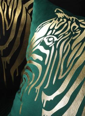 Zebra Pillow Netherlands Velvet Cushion Cover Pillowcase枕套