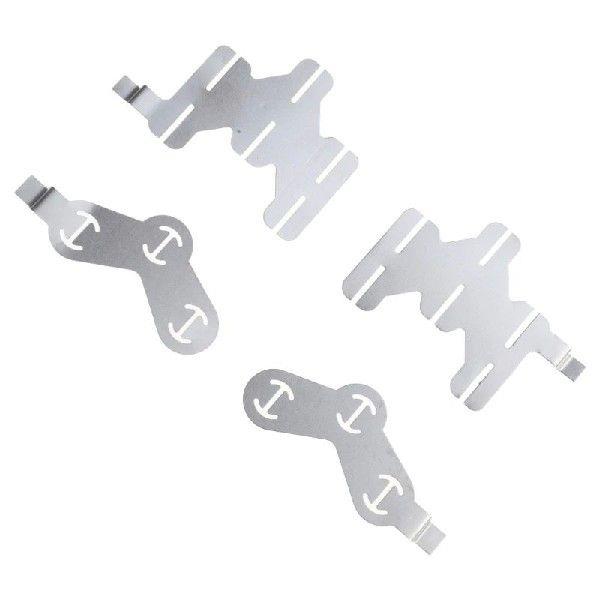 10Piece/set Nickel Plated Steel Strap Strip Sheets for