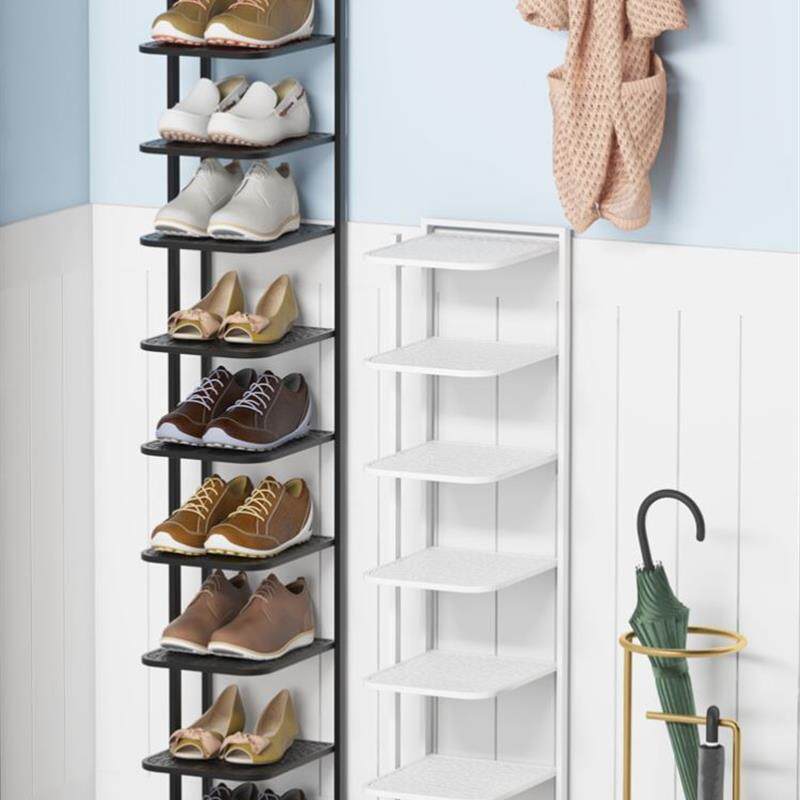 拐角鞋架子 简易门口 corner shoe cabinet rack closet shoebox