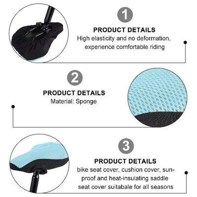 Electric Bike Car Seat Cover Breathable Saddle Cushion Sun