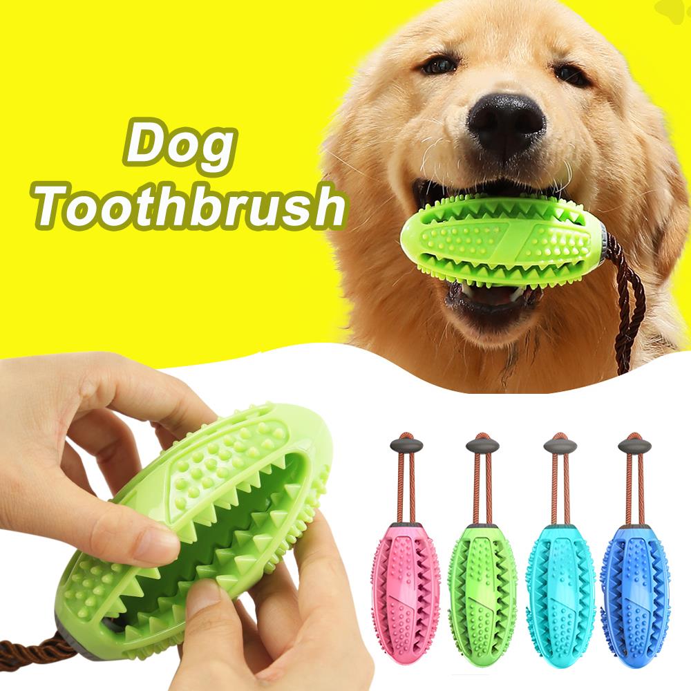 Pet Dog Toys Interactive Natural Rubber Ball Toy Funny Inter