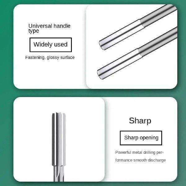 H7 Machine Reamers Hard 2-8mm HSS Straight Reamer High