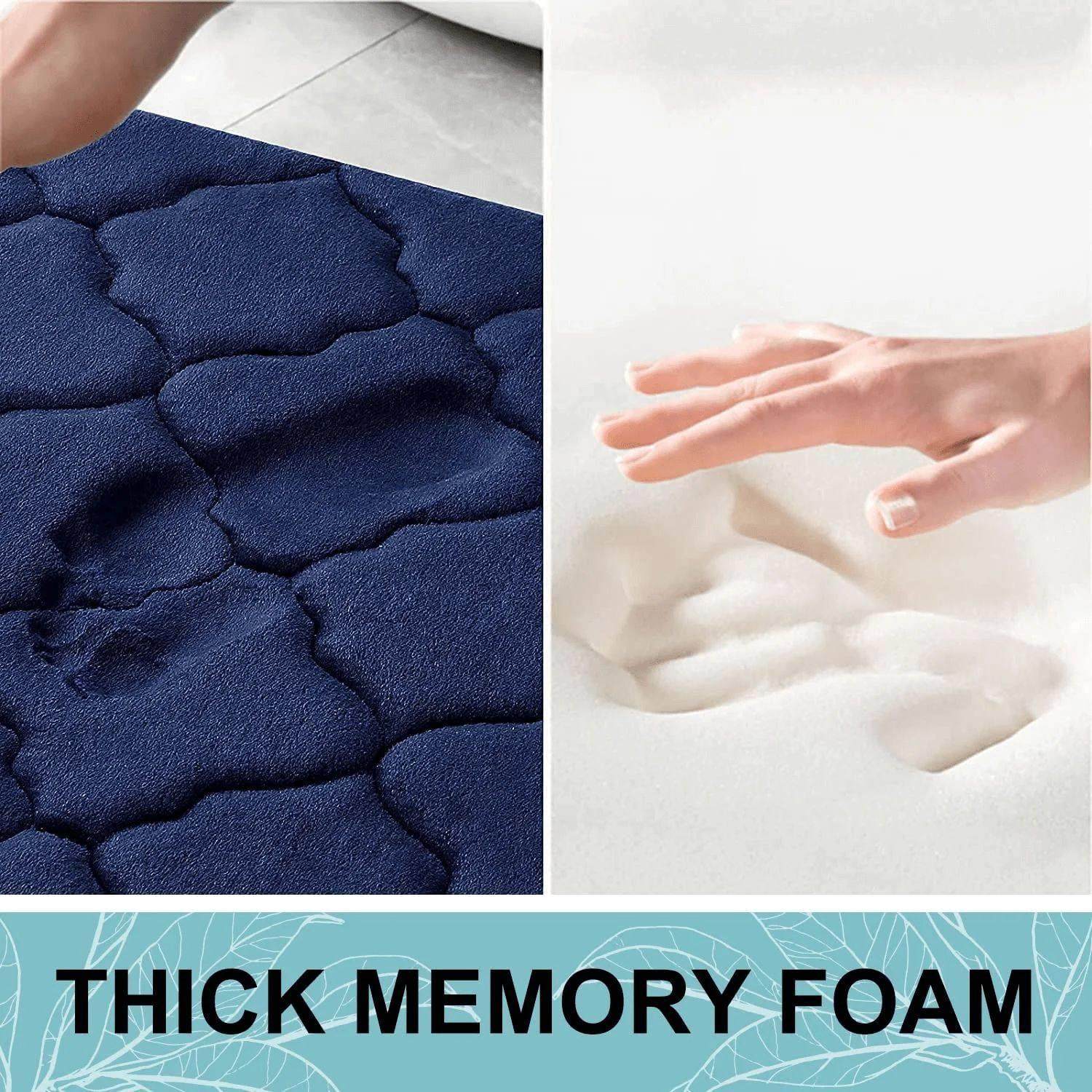 Memory Foam Bathroom Rug Anti-slip bathroom mat ultra Soft f
