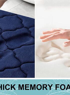 Memory Foam Bathroom Rug Anti-slip bathroom mat ultra Soft f