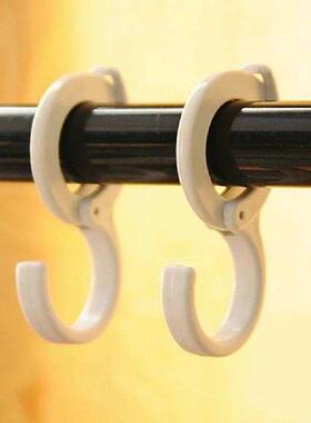 2pcs Slot Design Bedroom Bathroom S Shaped Hanging Bag