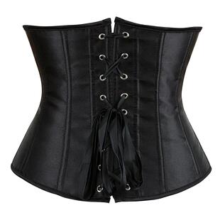 Corset Mujer Satin Underbust Korset Gothic Korsett For Women
