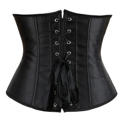 Corset Mujer Satin Underbust Korset Gothic Korsett For Women