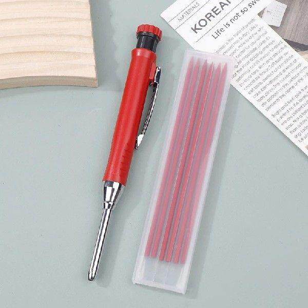 2.8mm Solid Carpenter Mechanical Pencil With Sharpener For