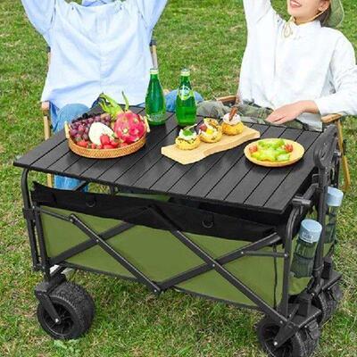Camping Carts Portable Folding Cart Large Capacity Trolley
