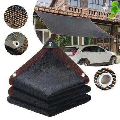 Shading 80~85% Black Sunshade Net 8 PIN Fence Privacy