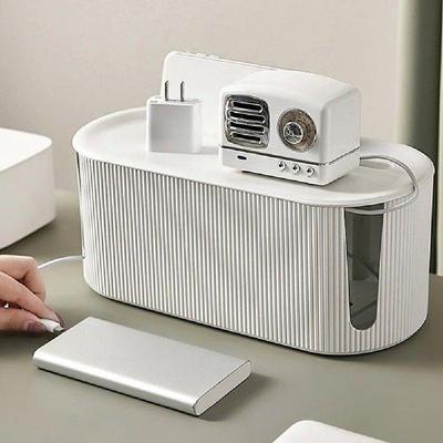 Cable Management Box Organizer Container Strip Protector
