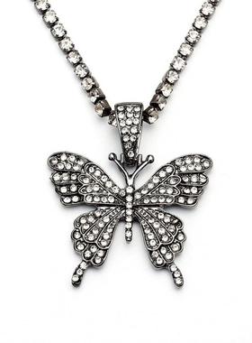 Temperament Chokers Rhinestone Butterfly Women
