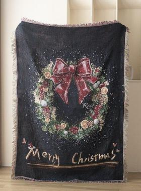 Christmas Throw Blanket, Plush Sofa Blanket Gift Decor