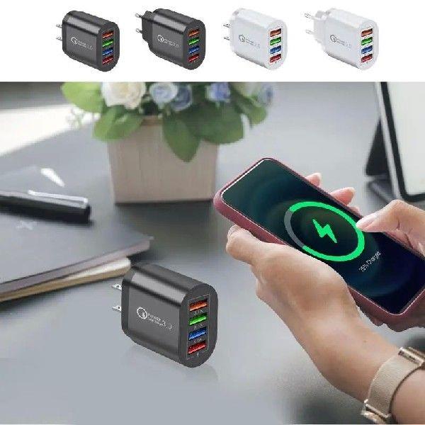 Fast Charger B Four-Port Plug Adapter Cube Charging