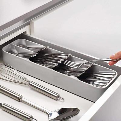 Cutlery Storage Tray Knife Holder Utensils Drawer Organizer