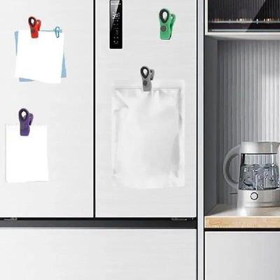 Fridge Magnet Clips Reusable Bag Closure Clips 6X Non-Slip