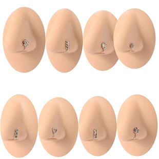 1PC 316L Surgical Steel Nose Ring Hoop C Shape Septum Rings