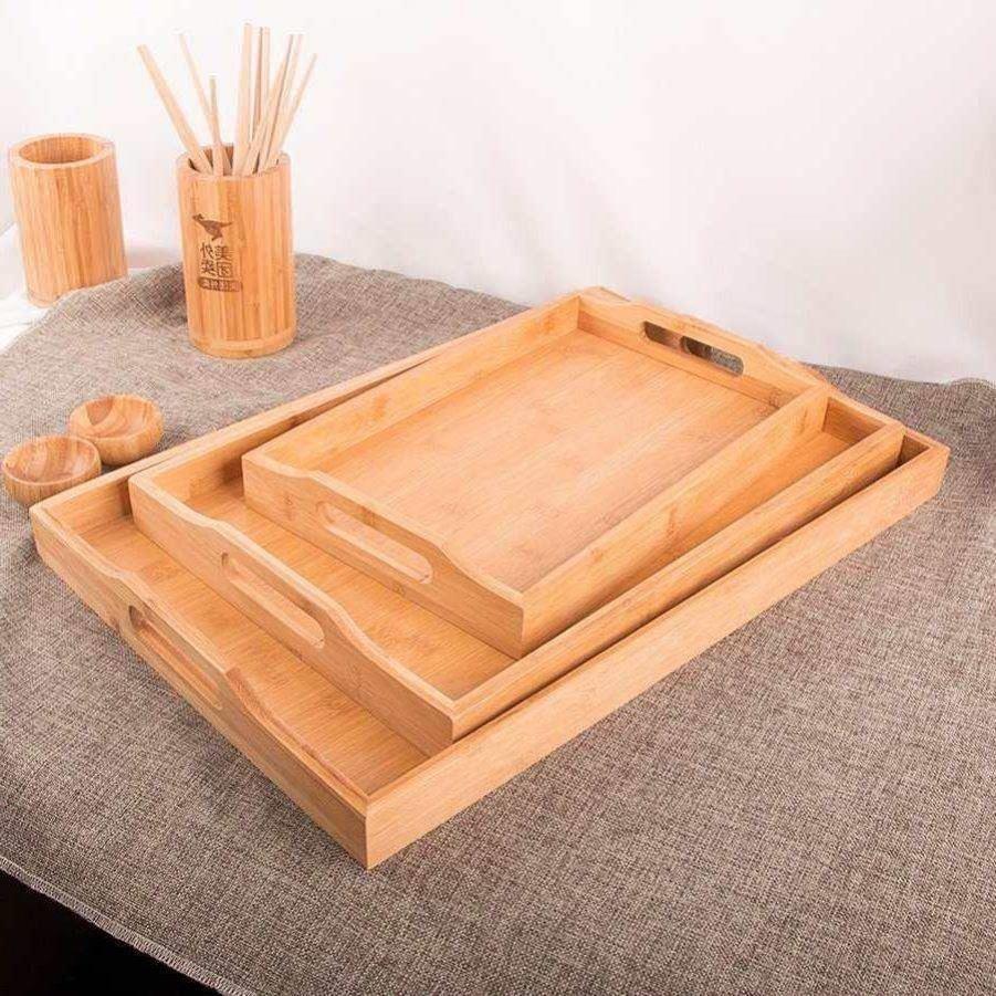 Hotel tray rectanular tray rectanular wooden wood rectan