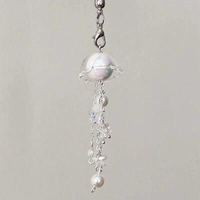 Jellyfish Phone Charm Cute Accessories