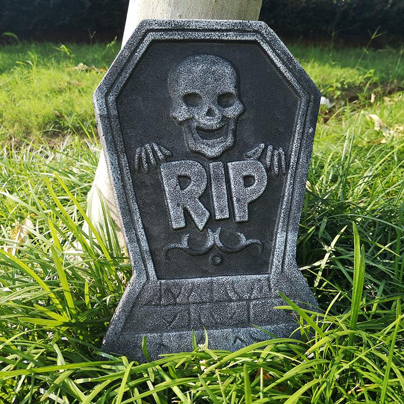 1pc Foam Skeleton Halloween Decorations for Home Grave Bat P