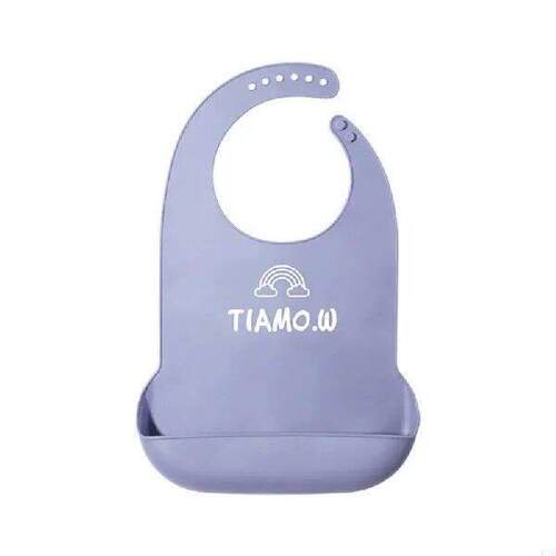97BD Washable Silicone Adult Bib with Pocket Waterproof