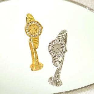 Women Ring Gold Watch