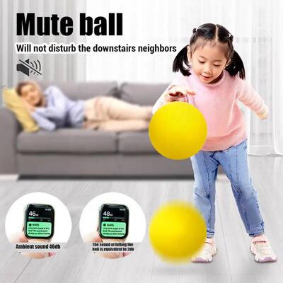 Squeezable Mute Bouncing Basketball Indoor Silent Ball Toys