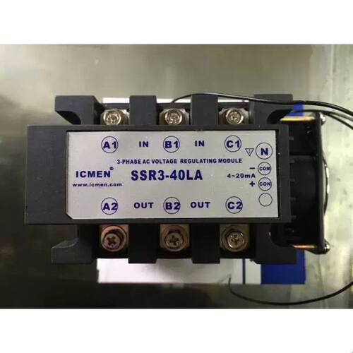 ICMEN信普电气三相固态继电器SSR3-40LA全隔离三相交流调压模块