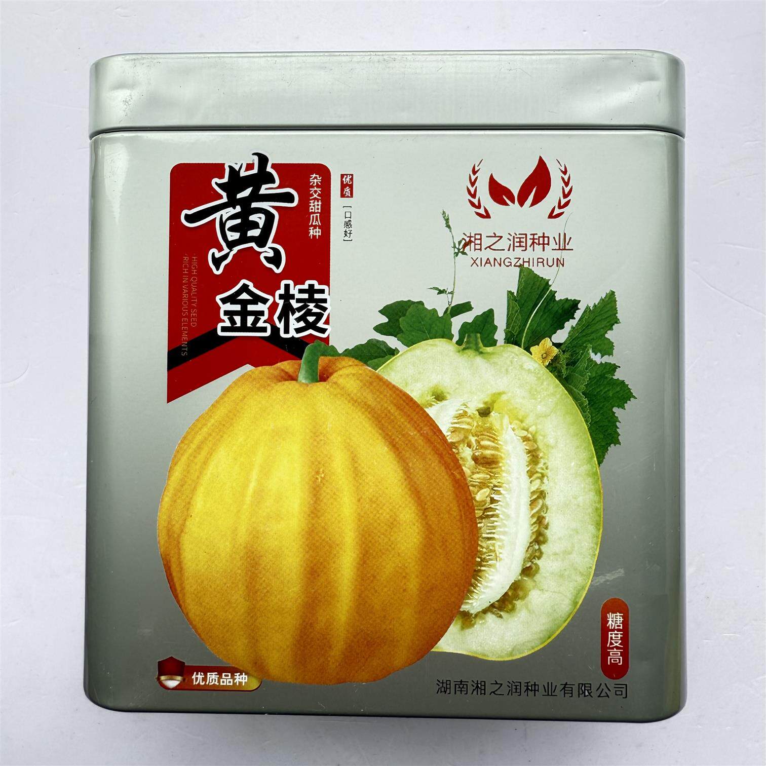 黄金棱甜瓜种子杂交早熟黄皮甜瓜种子口感好糖度高香甜酥脆阳台