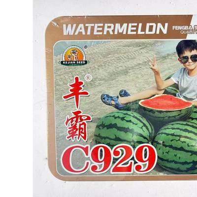 丰霸C929特大西瓜种子超甜中晚熟高产抗病科健种业大红瓤皮薄耐裂