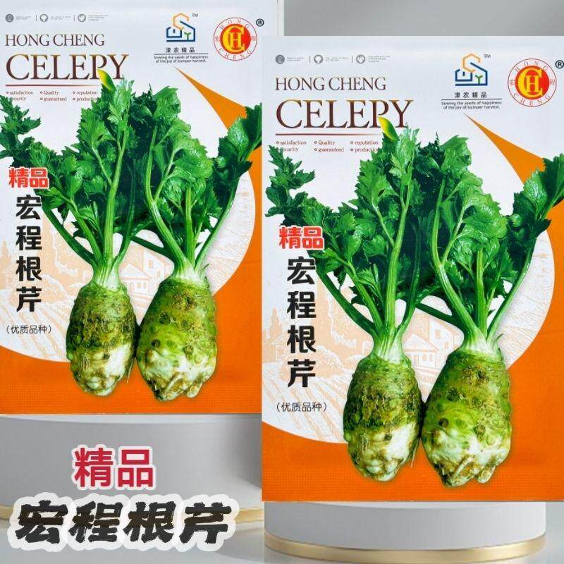 宏程根芹种子洋芹菜块芹种籽球根塘蒿菜种子高产四季特色蔬菜种子