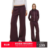 套装 长裤 潮牌修身 直筒运动休闲裤 美式 RASS网格抓毛基础针织卫裤