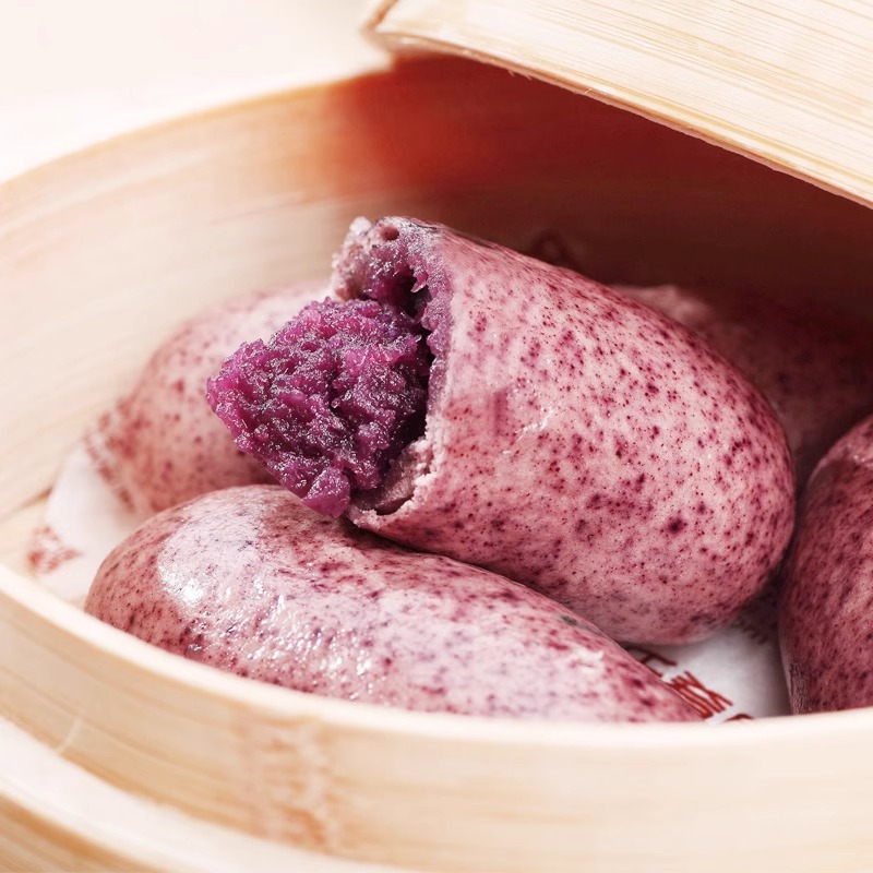 舒汇紫米紫薯包杂粮馒头早餐速食