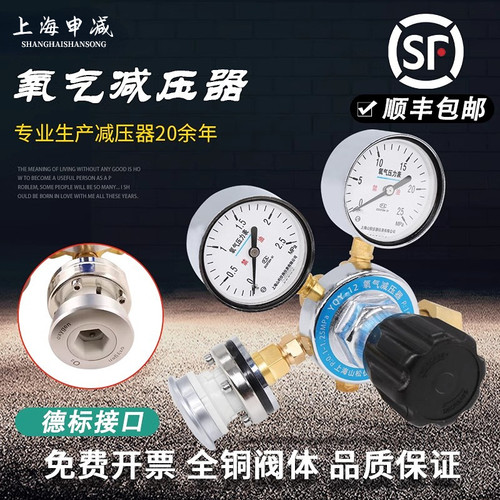 上减上海德标氧气减压阀